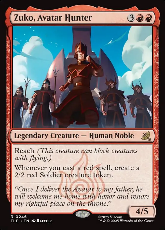 Zuko, Avatar Hunter Front Face