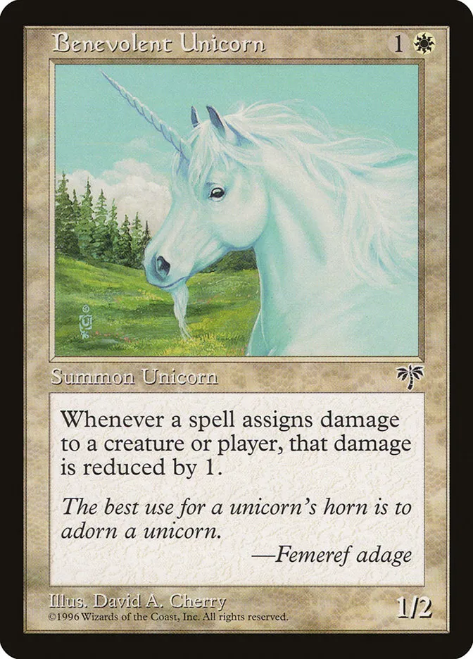 Benevolent Unicorn Front Face