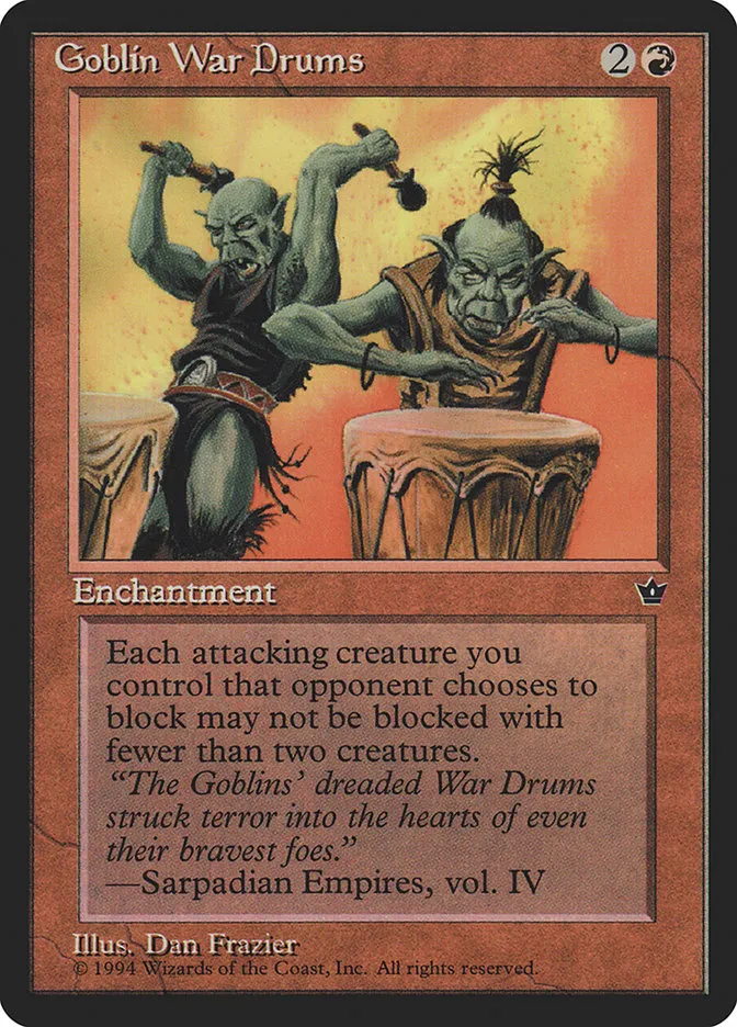 Goblin War Drums Front Face