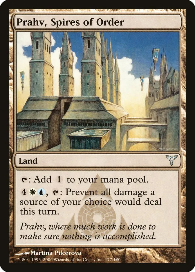 Prahv, Spires of Order Front Face