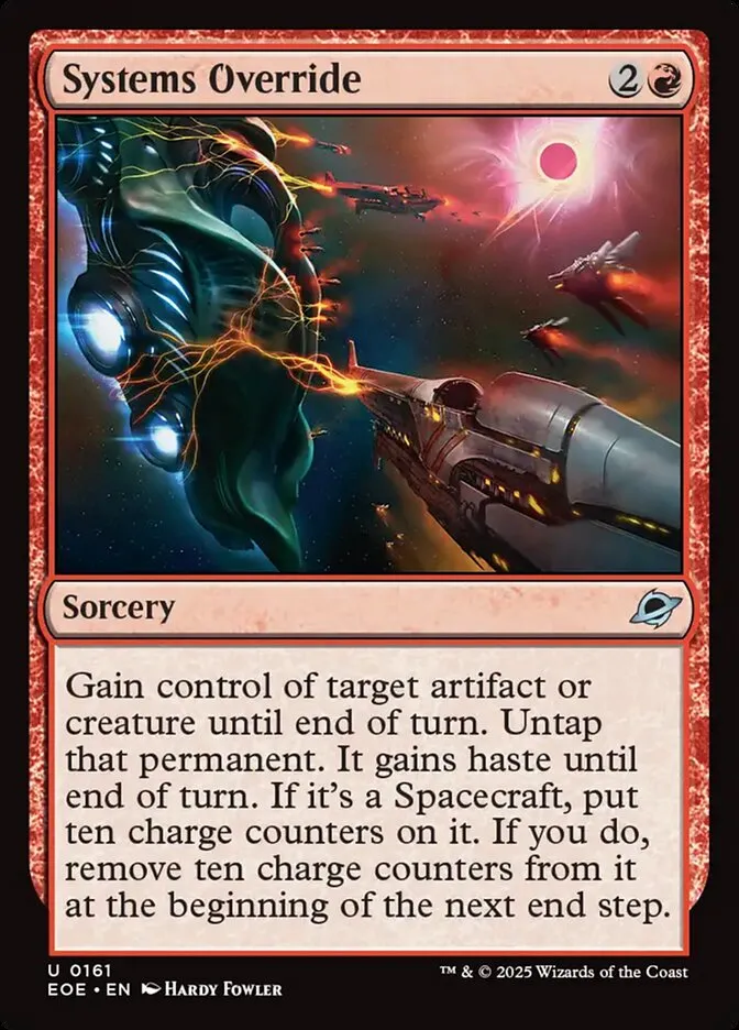 Systems Override Front Face