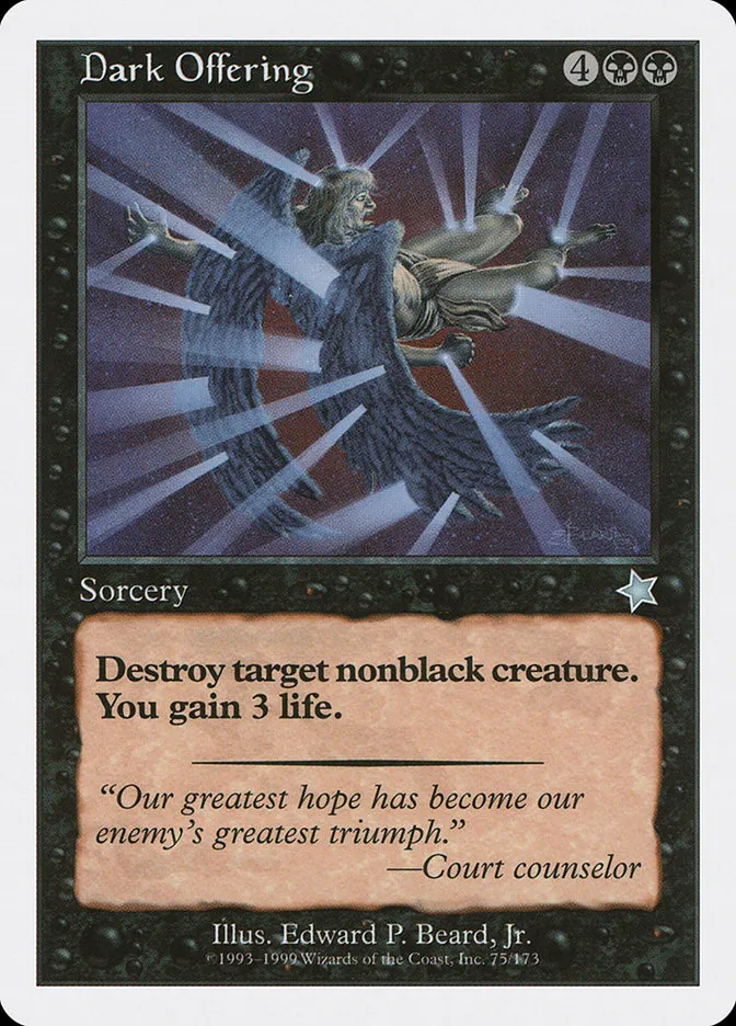 Dark Offering Front Face