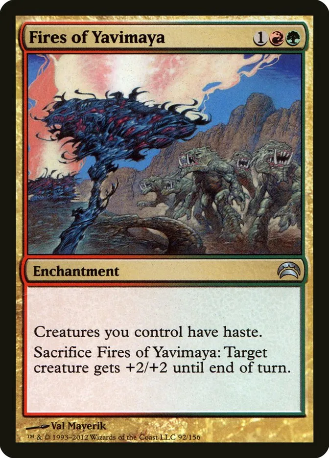 Fires of Yavimaya Front Face