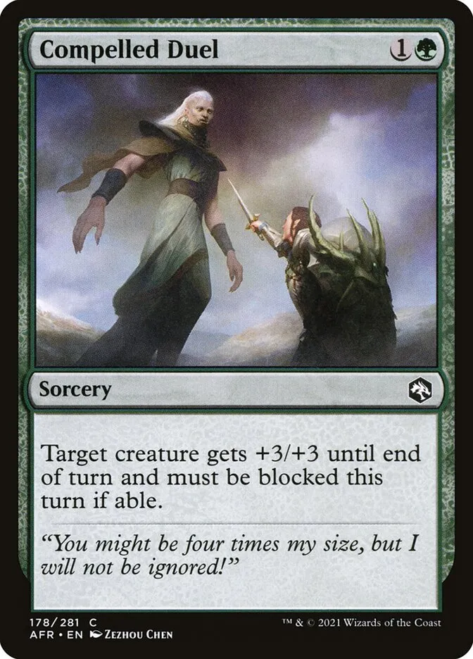 Compelled Duel Front Face