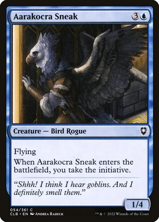 Aarakocra Sneak Front Face