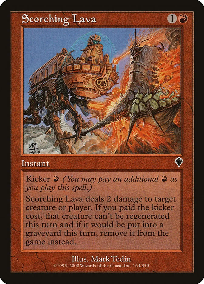 Scorching Lava Front Face