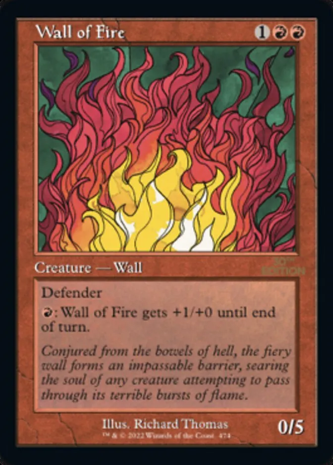 Wall of Fire Front Face