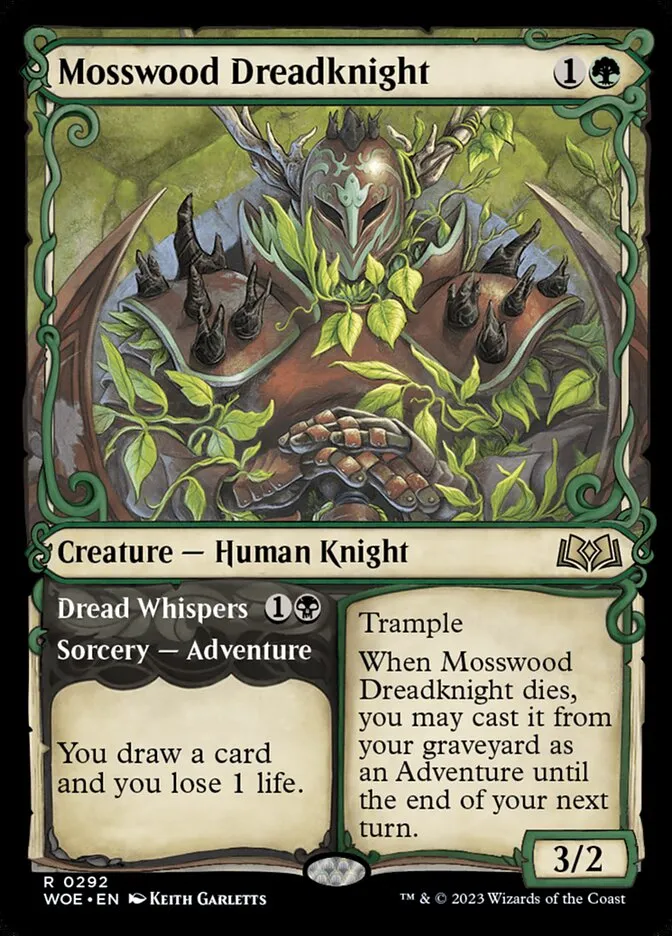 Mosswood Dreadknight // Dread Whispers Front Face