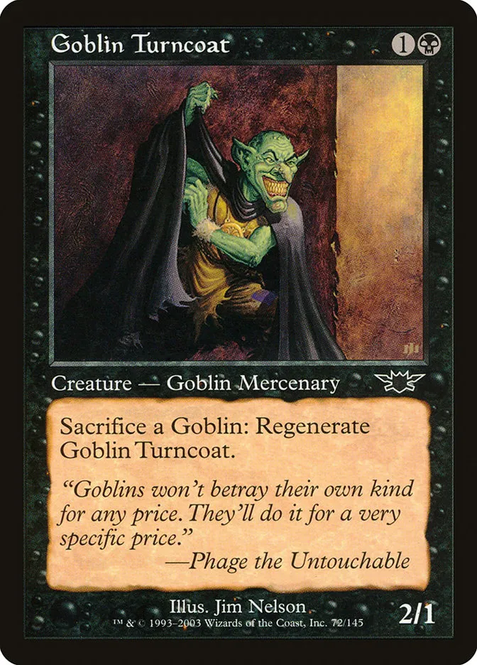 Goblin Turncoat Front Face