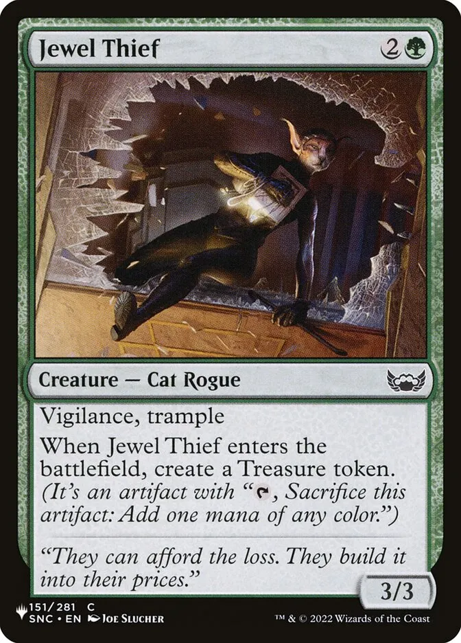 Jewel Thief Front Face