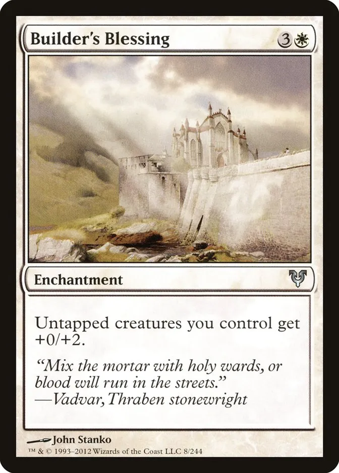 Builder's Blessing Front Face