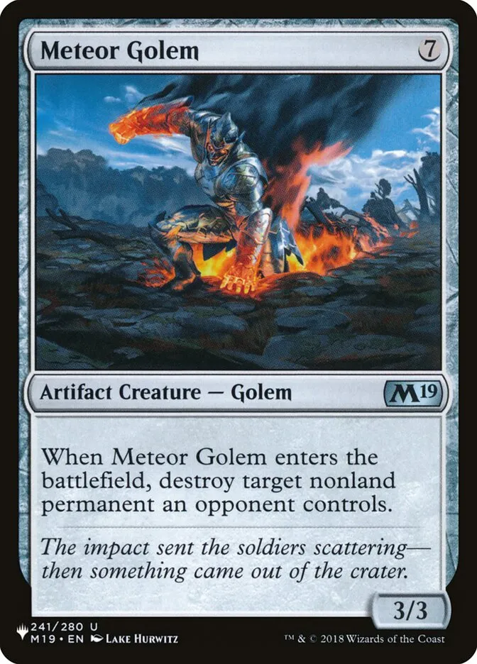 Meteor Golem Front Face