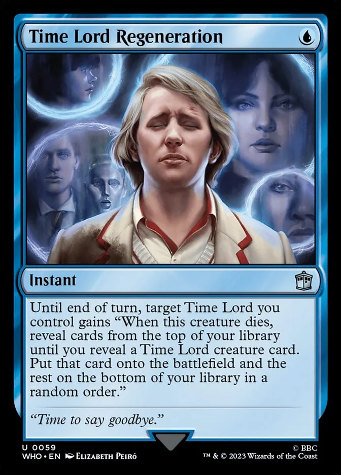 Time Lord Regeneration Front Face