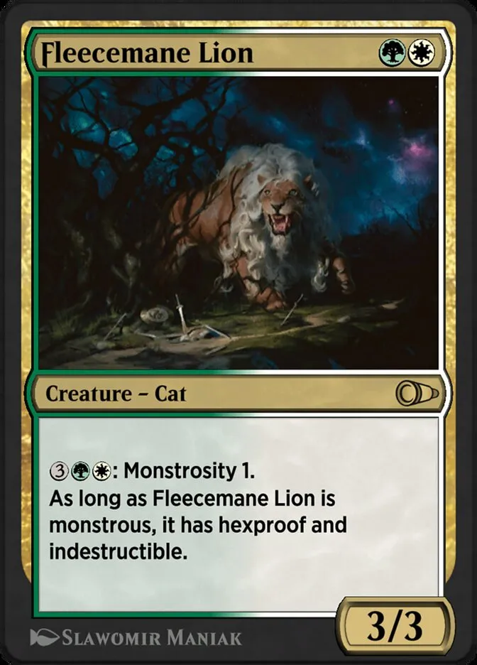 Fleecemane Lion Front Face