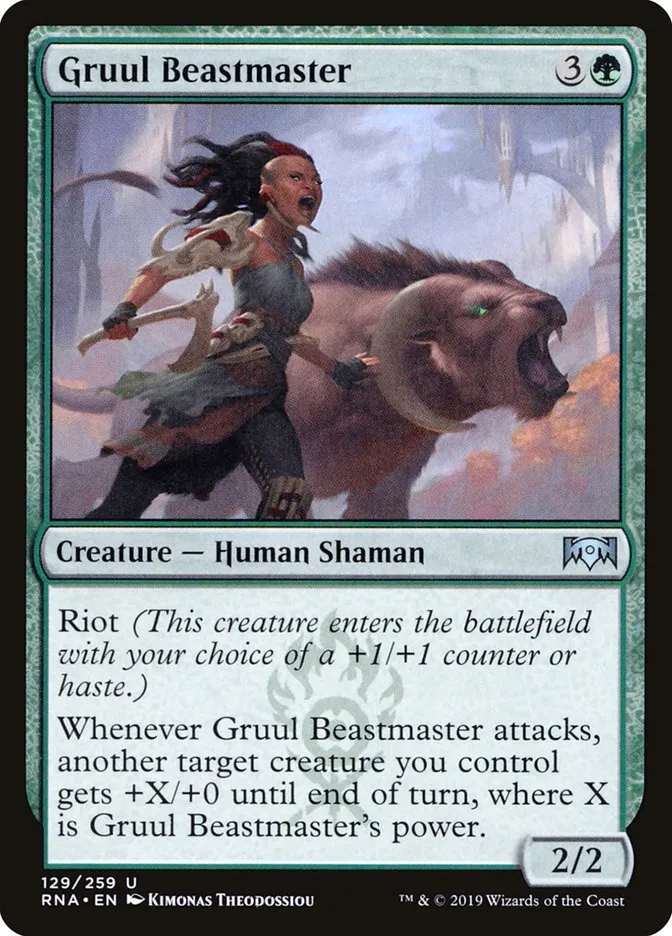 Gruul Beastmaster Front Face