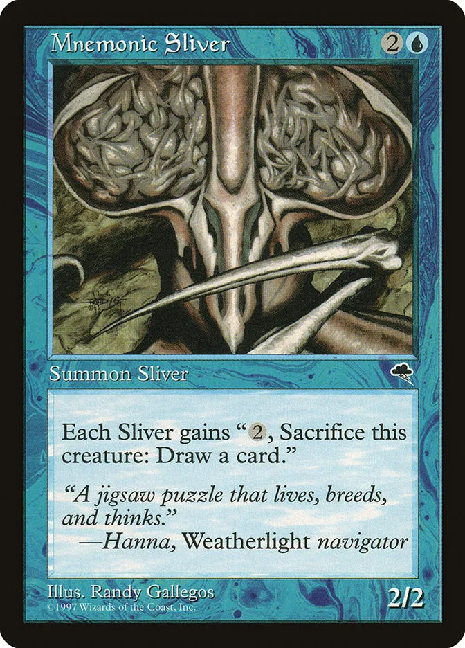 Mnemonic Sliver Front Face