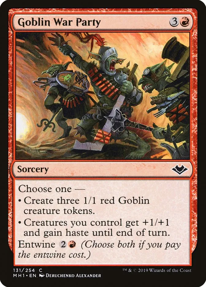 Goblin War Party Front Face
