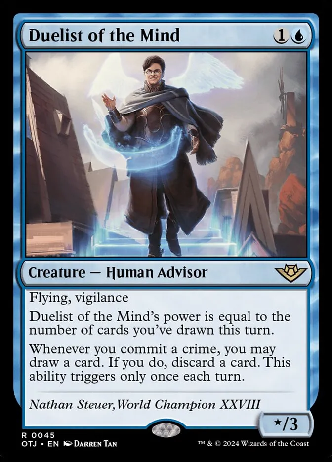 Duelist of the Mind Front Face