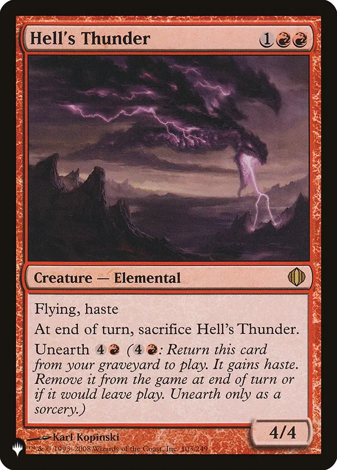 Hell's Thunder Front Face