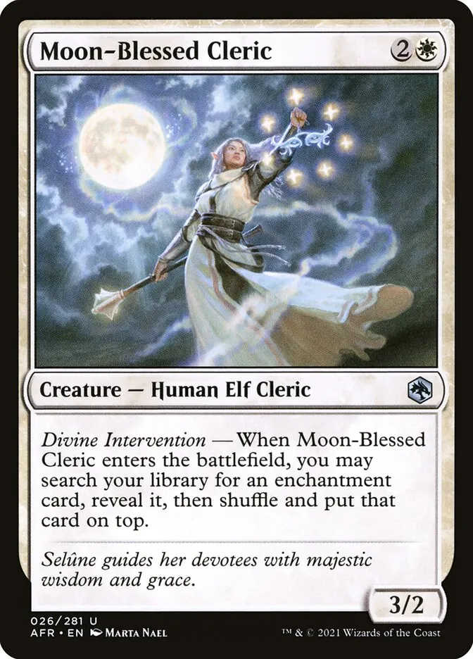 Moon-Blessed Cleric Front Face