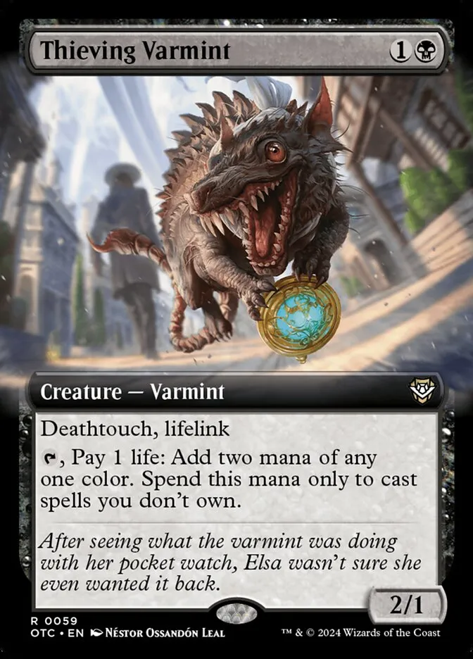 Thieving Varmint Front Face
