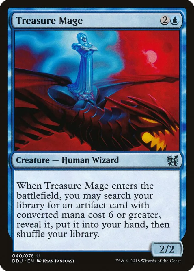 Treasure Mage Front Face