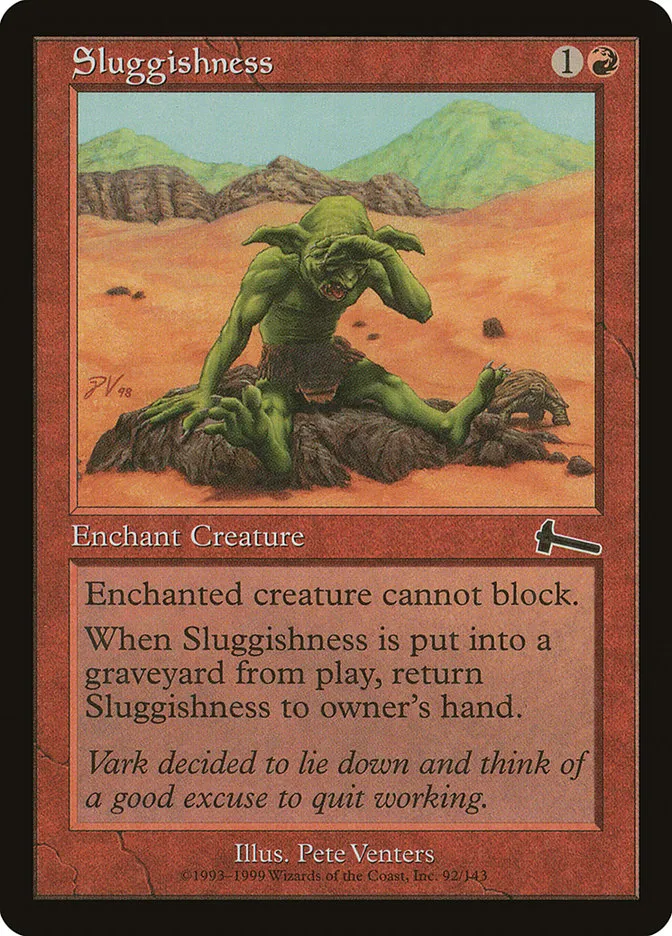 Sluggishness Front Face