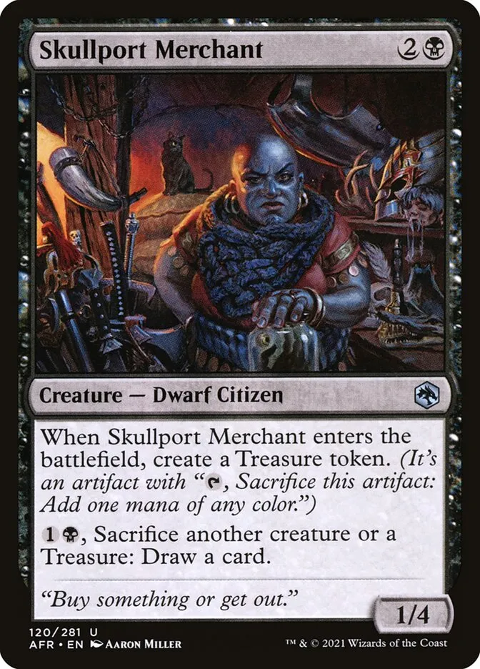 Skullport Merchant Front Face