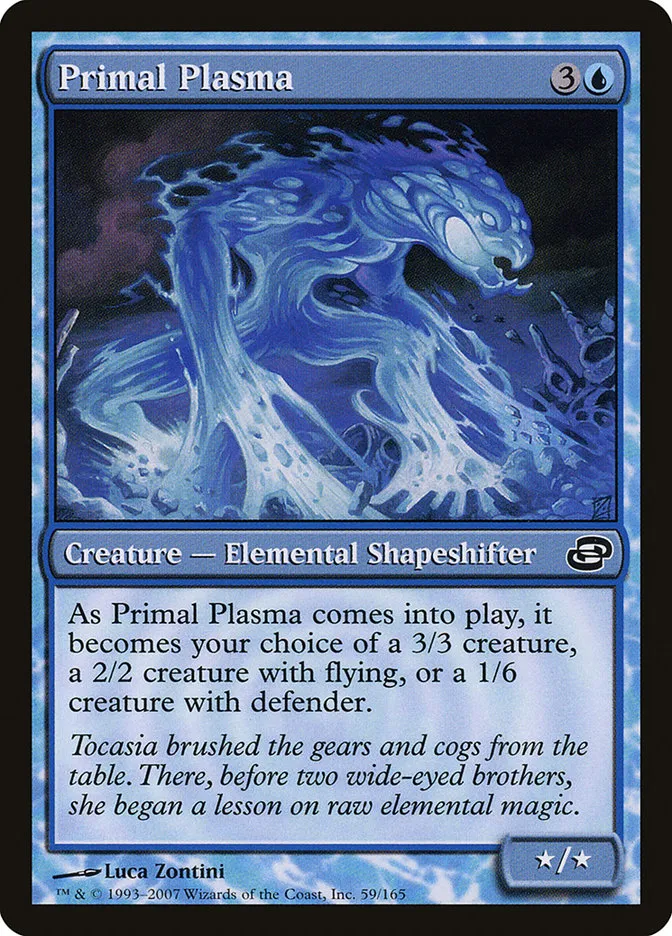 Primal Plasma Front Face