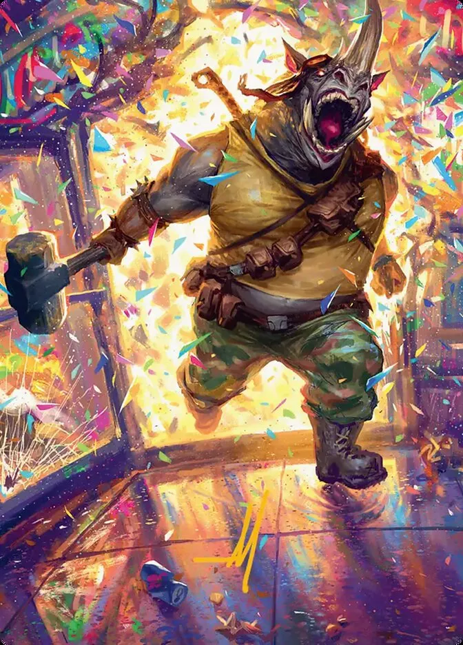 Rocksteady, Rowdy Rhino // Rocksteady, Rowdy Rhino Front Face
