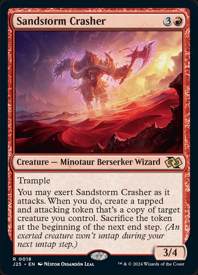 Sandstorm Crasher Front Face