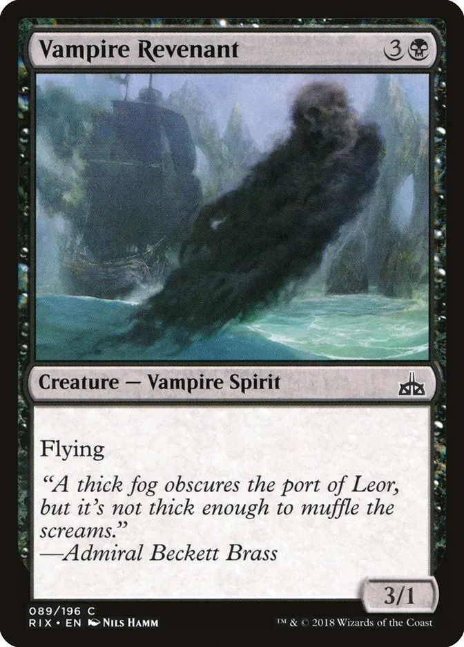 Vampire Revenant Front Face