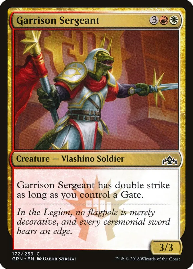 Garrison Sergeant Front Face