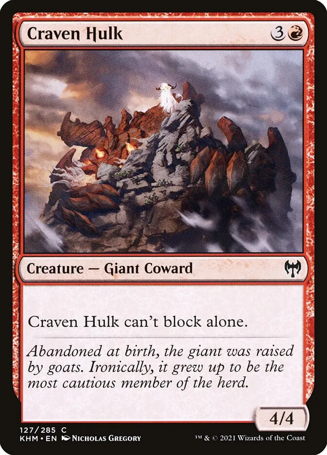 Craven Hulk Front Face