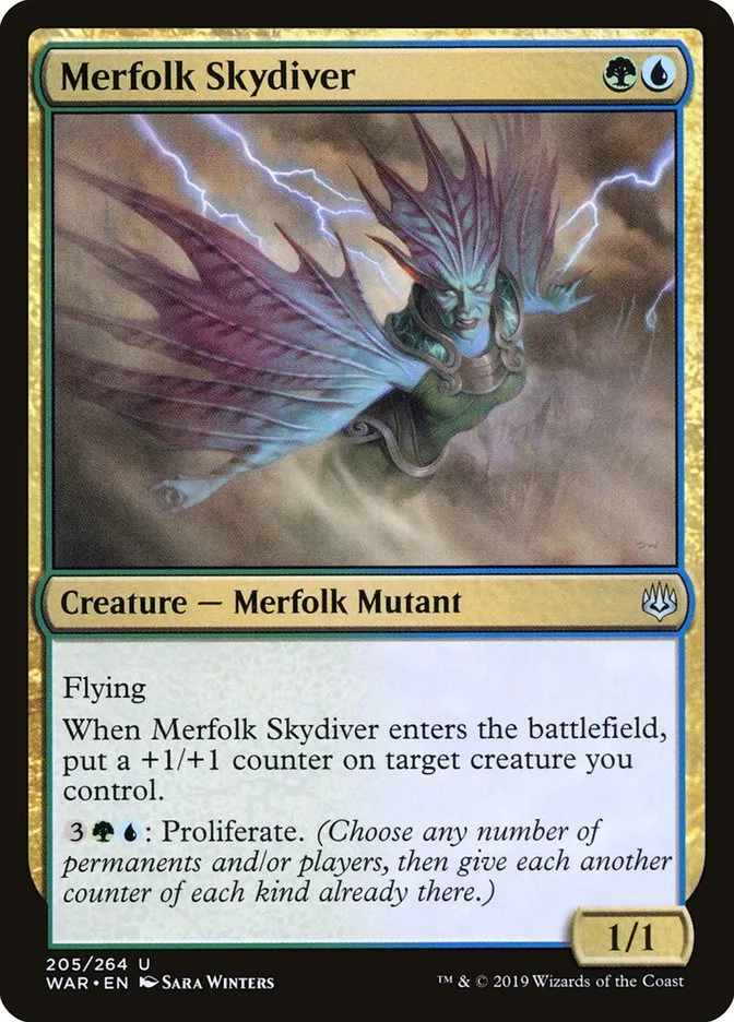 Merfolk Skydiver Front Face