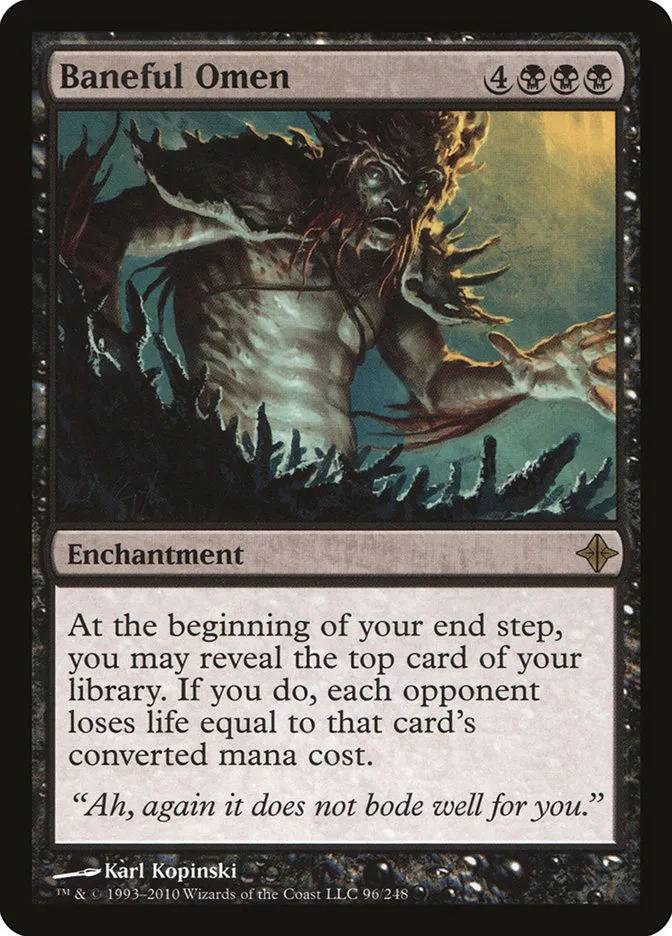 Baneful Omen Front Face