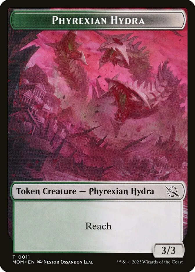 Phyrexian Hydra Front Face