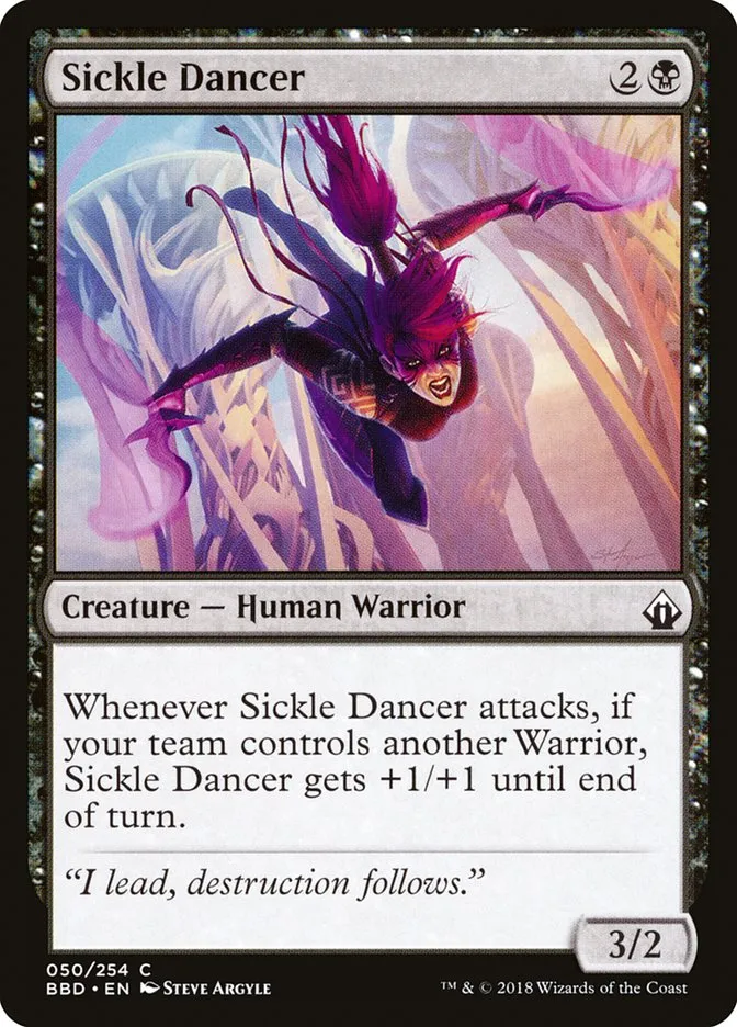 Sickle Dancer Front Face