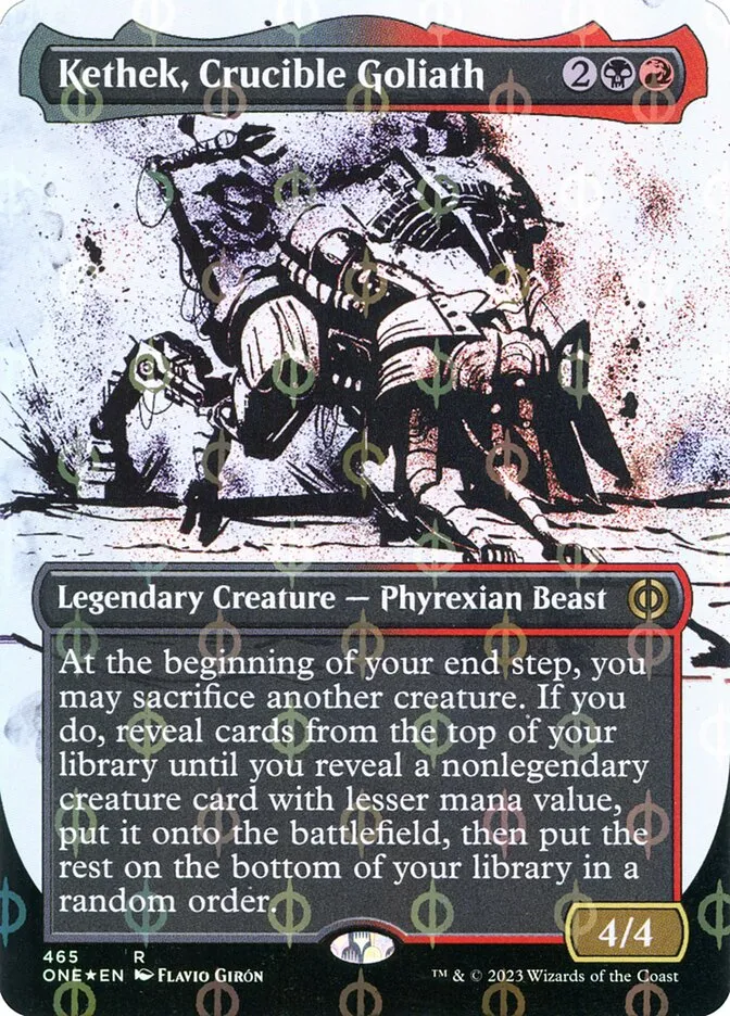 Kethek, Crucible Goliath Front Face