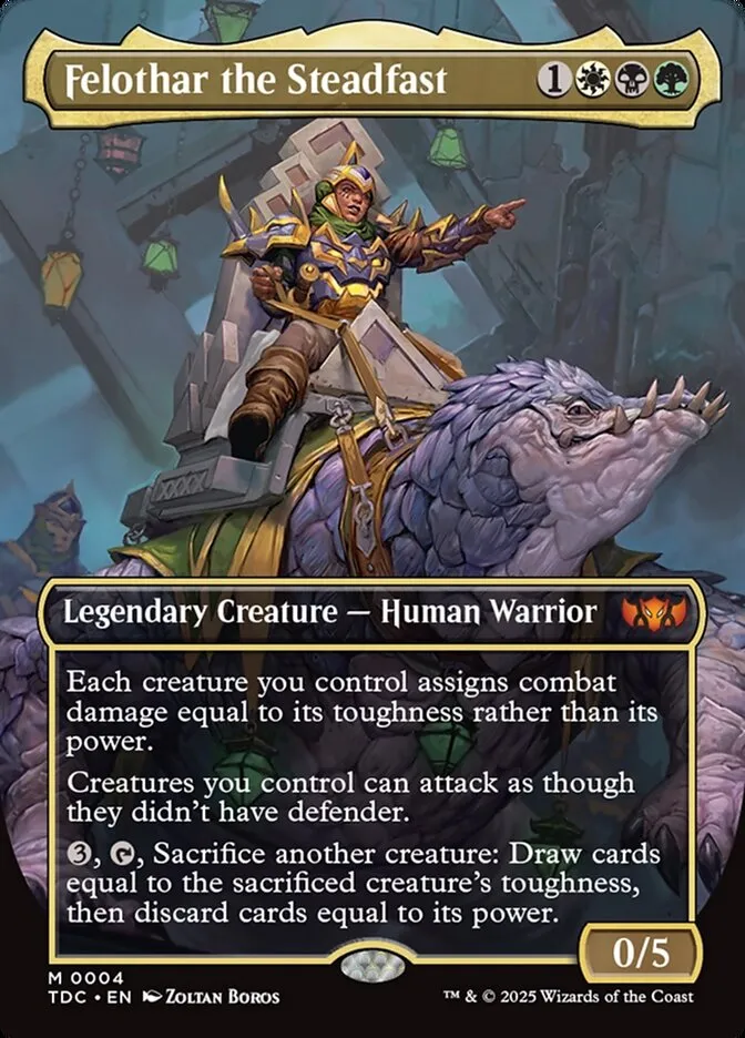Felothar the Steadfast Front Face