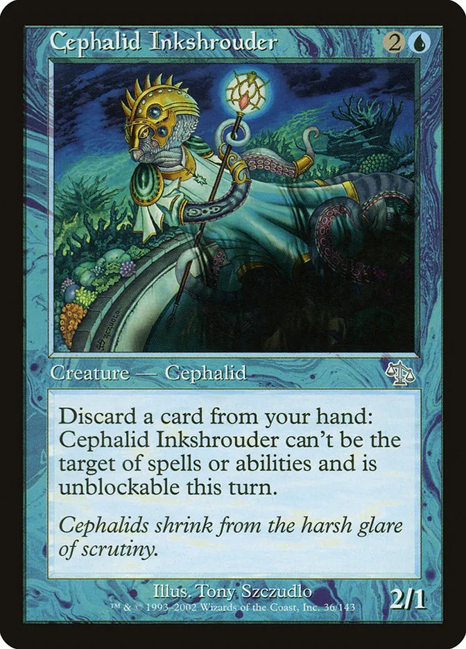 Cephalid Inkshrouder Front Face