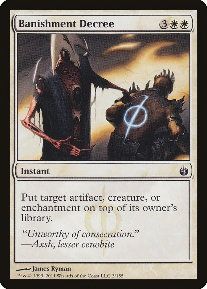 Banishment Decree Front Face