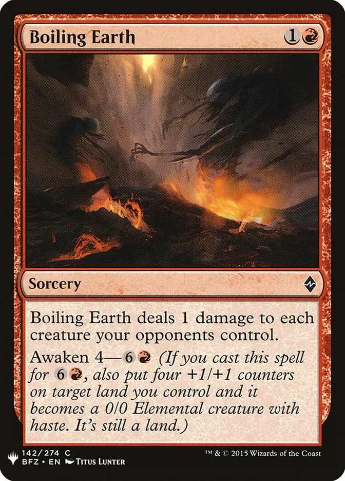 Boiling Earth Front Face