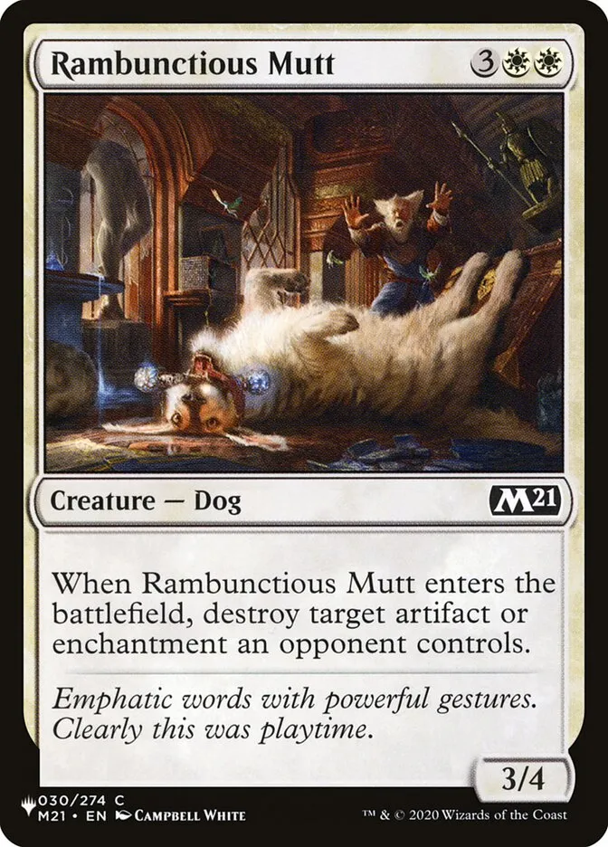 Rambunctious Mutt Front Face