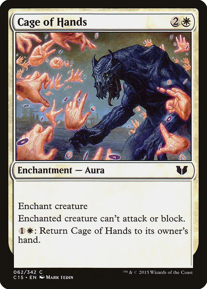 Cage of Hands Front Face