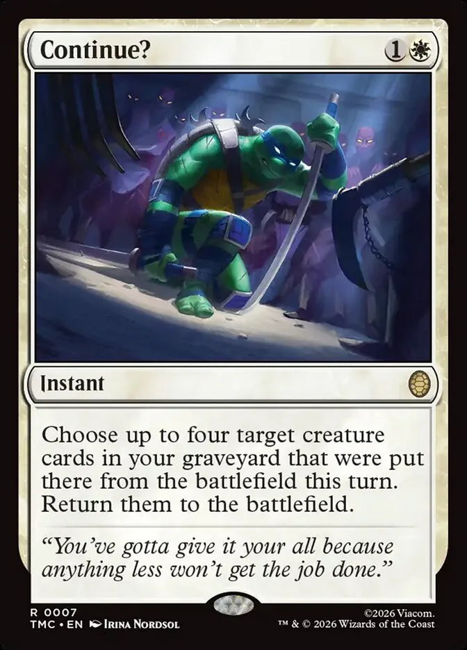 Continue? Front Face