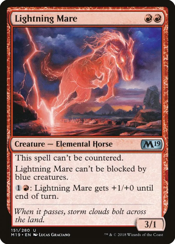 Lightning Mare Front Face