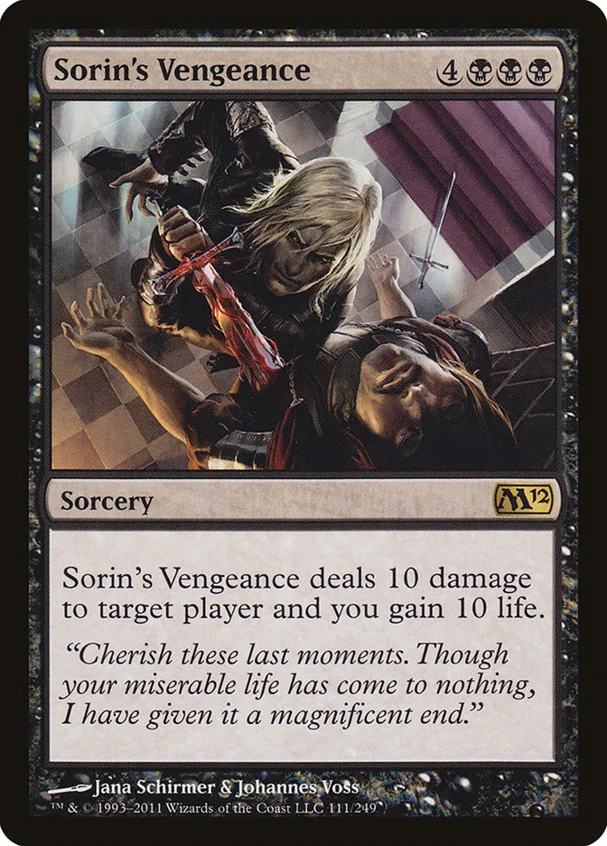 Sorin's Vengeance Front Face