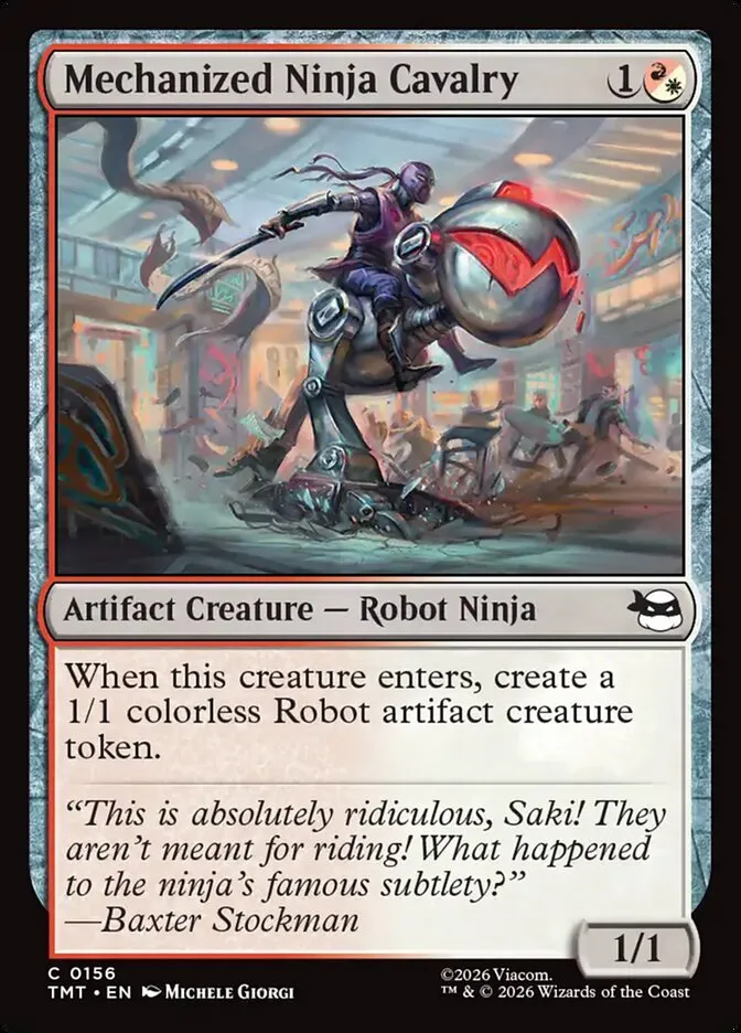 Mechanized Ninja Cavalry Front Face