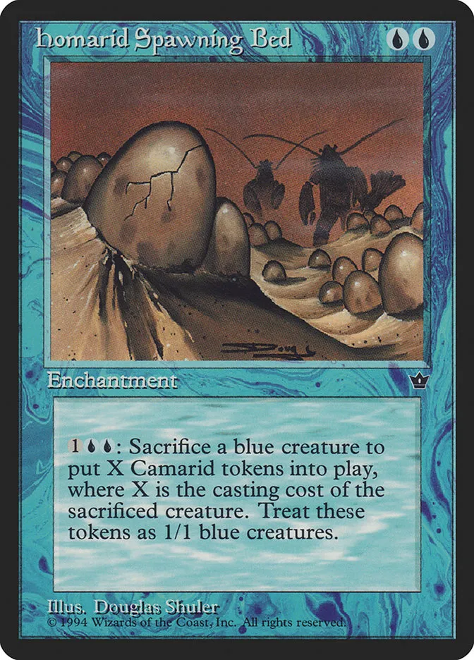 Homarid Spawning Bed Front Face